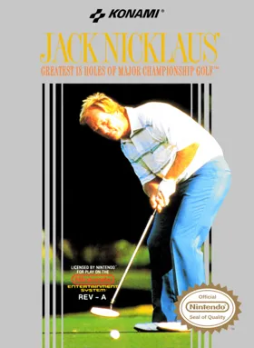 Jack Nicklaus' Greatest 18 Holes of Major Championship Golf (USA) box cover front